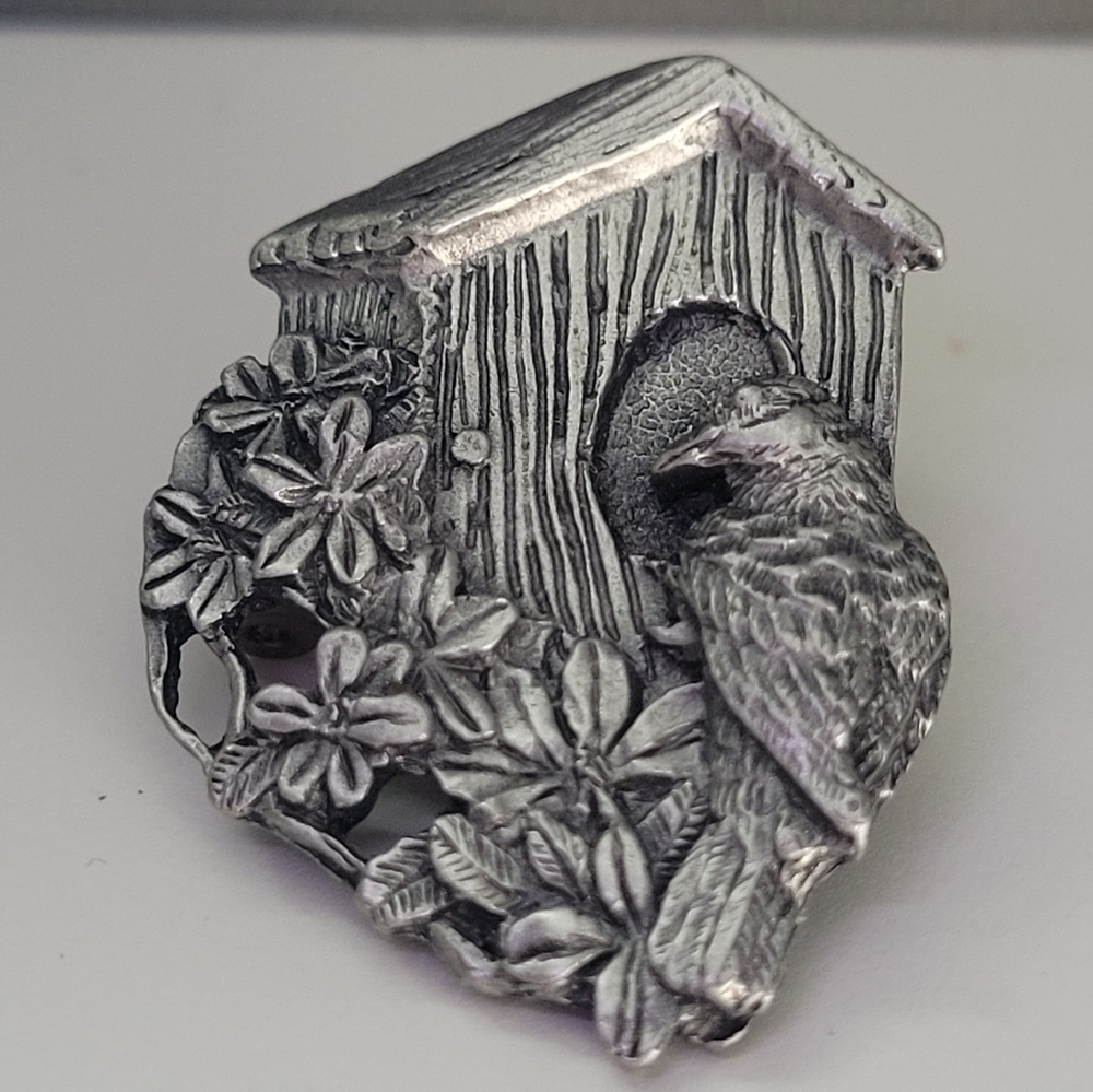 Birds And Blooms Brooch